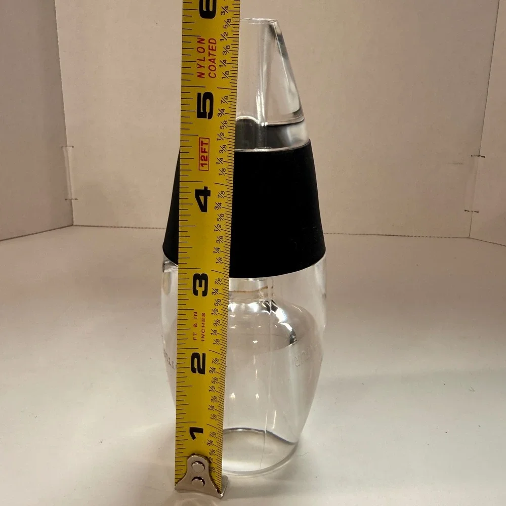 Vinturi Wattle Creek Essential Wine Aerator Handheld Clear Black 6 Inch‎ *